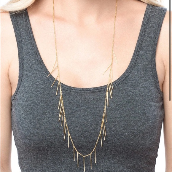 Dangle Bar Multi Necklace - Picture 1 of 6